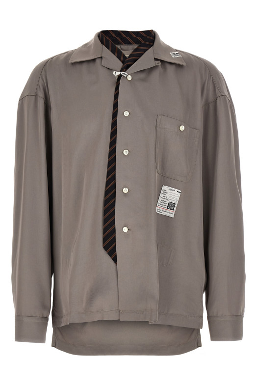 'Tie Combined' shirt Gray