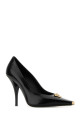 Black leather pumps VERSACE (10204671A14835)