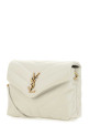 Chalk leather Loulou toy crossbody bag SAINT LAURENT (678401DV707)