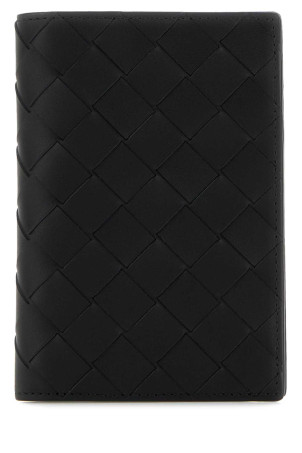 Black leather passport holder BOTTEGA VENETA (749441VCPQ4)