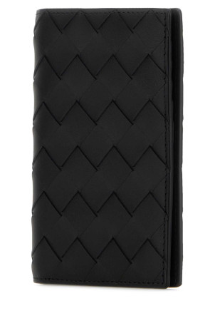 Black leather passport holder BOTTEGA VENETA (749441VCPQ4)