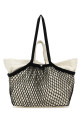 Two-tone canvas and mesh medium 24/7 shopping bag BALENCIAGA (7918092AA47)
