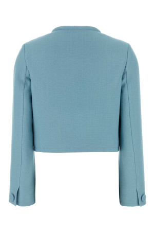 Light blue viscose blazer VALENTINO GARAVANI (7B3CE4K098T)
