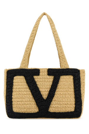Raffia medium Viva Superstar shopping bag VALENTINO GARAVANI (7W2B0S11QET)