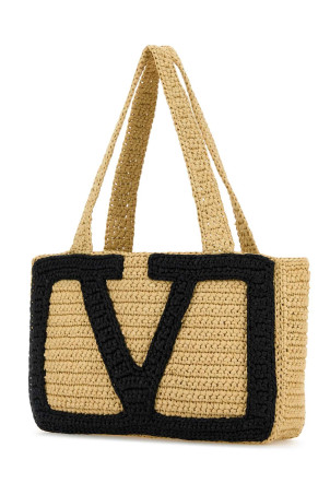 Raffia medium Viva Superstar shopping bag VALENTINO GARAVANI (7W2B0S11QET)