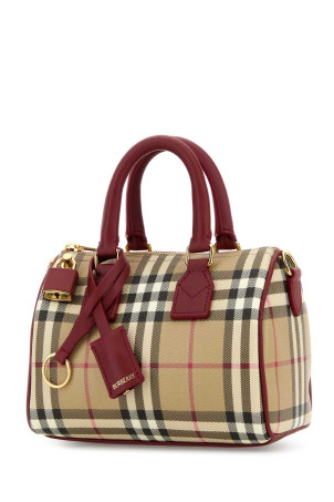 Printed canvas mini handbag BURBERRY (8116280)
