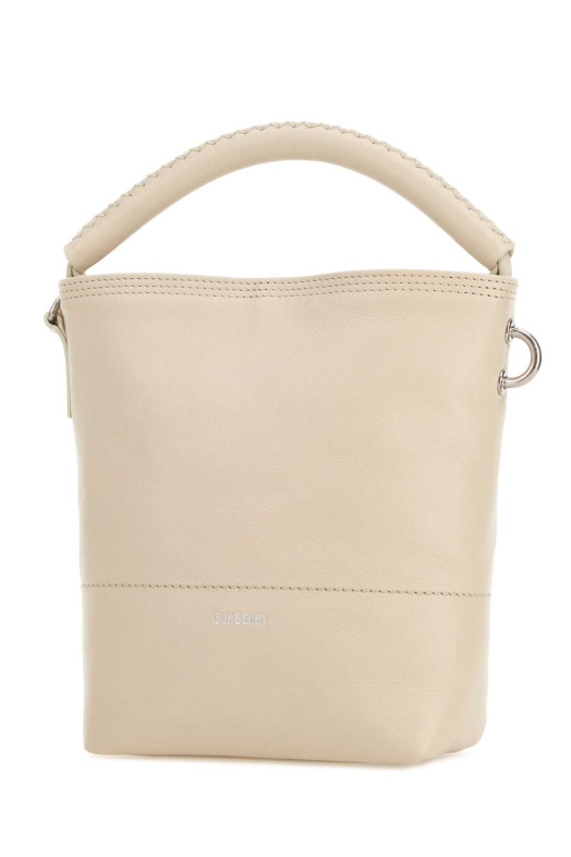 Ivory leather handbag BURBERRY (8123595)