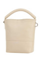 Ivory leather handbag BURBERRY (8123595)