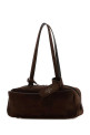 Dark brown suede small Carrie shoulder bag BALENCIAGA (8329202AB9G)