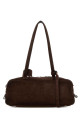Dark brown suede small Carrie shoulder bag BALENCIAGA (8329202AB9G)