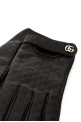 Black leather gloves GUCCI (8355803SAJL)