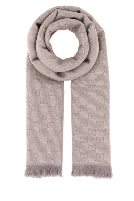 Embroidered wool scarf GUCCI (8485073G200)