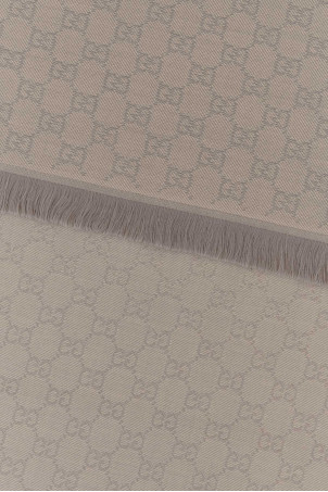 Embroidered wool scarf GUCCI (8485073G200)
