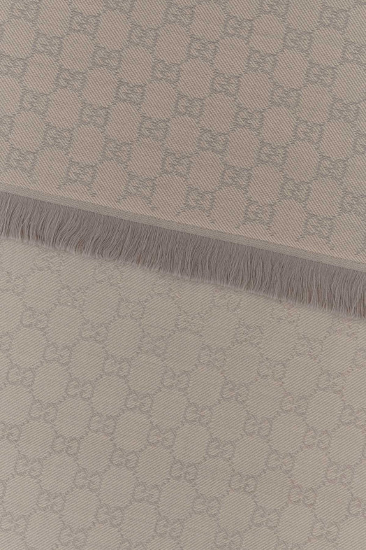 Embroidered wool scarf GUCCI (8485073G200)