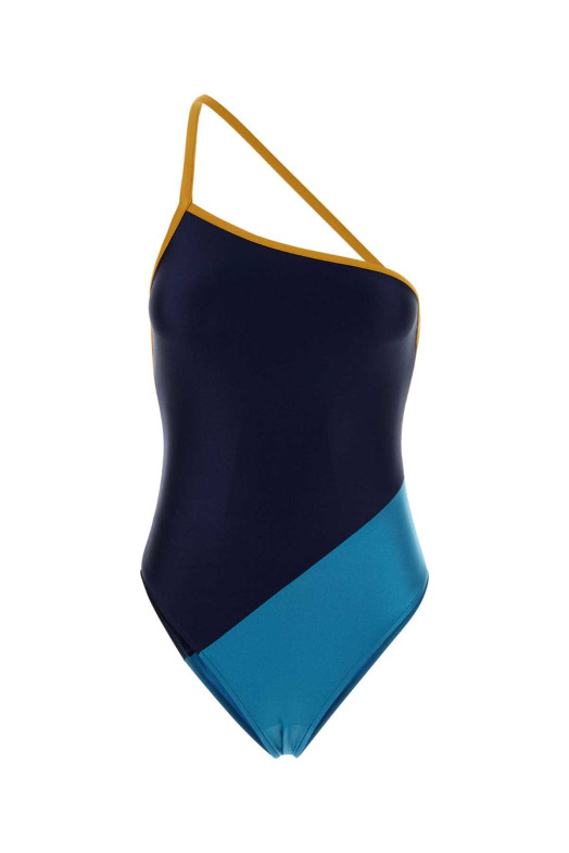 Two-tone stretch nylon swimsuit SAINT LAURENT (854778Y37WN)