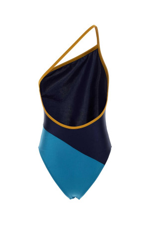 Two-tone stretch nylon swimsuit SAINT LAURENT (854778Y37WN)