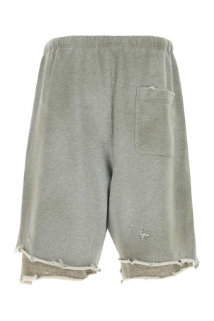 Grey cotton bermuda shorts Gray MAISON MIHARA YASUHIRO (A15SP583)