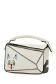 Chalk leather mini Puzzle handbag LOEWE (A510U95XA4)