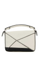 Chalk leather mini Puzzle handbag LOEWE (A510U95XA4)
