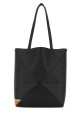 Charcoal leather medium Puzzle Fold shopping bag LOEWE (A779G50X90)