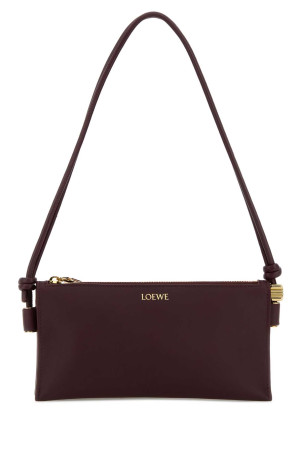 Aubergine leather Joya shoulder bag LOEWE (C630R10X03)