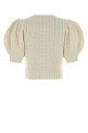 Ivory wool blend cardigan Beige CHLOE (CH25WMC05590)