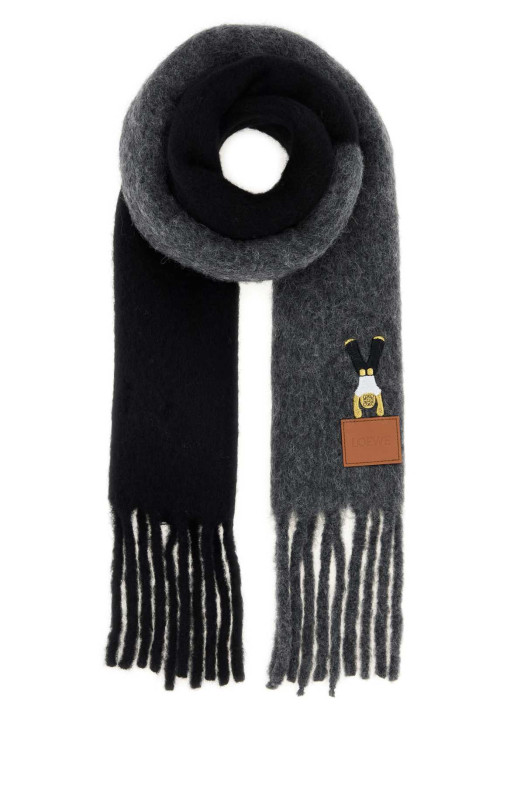 Two-tone alpaca blend scarf LOEWE (FSF4SS1W03)