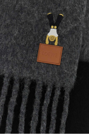 Two-tone alpaca blend scarf LOEWE (FSF4SS1W03)