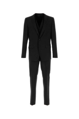 Black wool blend suit Black DOLCE & GABBANA (GK2WMTGG829R)