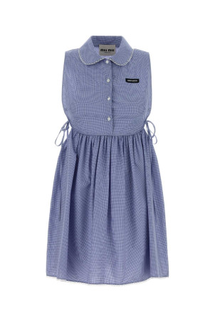 Embroidered cotton mini dress MIU MIU (MF6203SOOO187G)