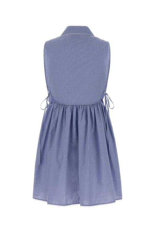 Embroidered cotton mini dress MIU MIU (MF6203SOOO187G)