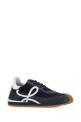 Blue nylon and suede Ballet Runner 2.0 sneakers Black LOEWE (MLSR282X03)