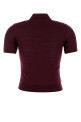Burgundy wool polo shirt MIU MIU (MMLB66SOOO174C)