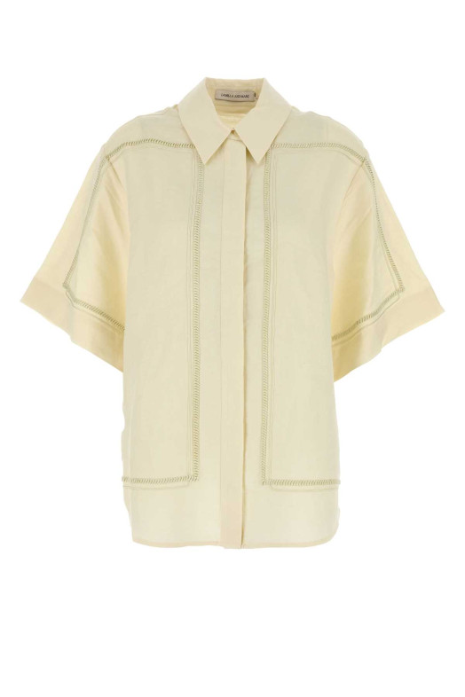 Cream linen blend Fortuna shirt CAMILLA AND MARC (N2T60719)