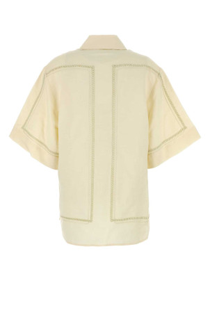 Cream linen blend Fortuna shirt CAMILLA AND MARC (N2T60719)