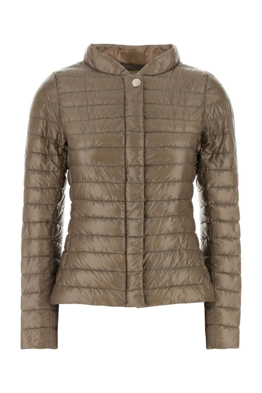 Dove grey nylon down jacket HERNO (PI0608DIC12017Z)