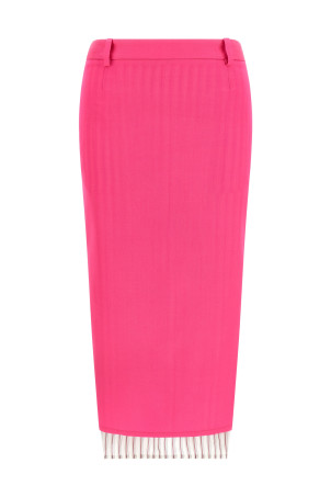 Double layer skirt Fuchsia