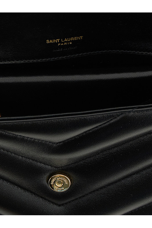 'Loulou' small shoulder bag Black