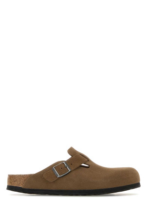 Brown suede Boston slippers BIRKENSTOCK (1030861)