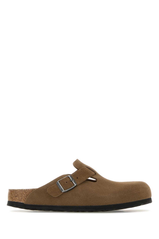 Brown suede Boston slippers BIRKENSTOCK (1030861)