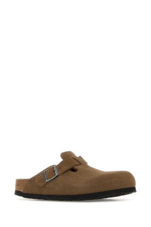 Brown suede Boston slippers BIRKENSTOCK (1030861)