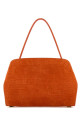 Orange suede medium Hug Soft shoulder bag SALVATORE FERRAGAMO (219816792870)