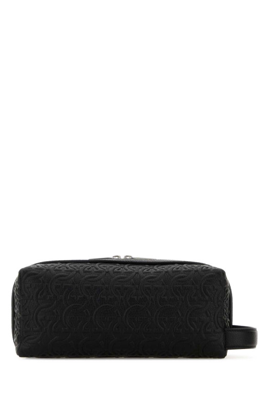 Black leather beauty case SALVATORE FERRAGAMO (241479769475)