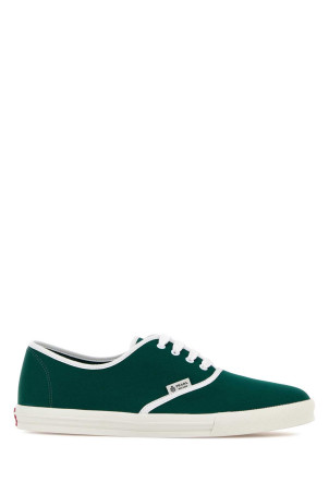 Green canvas sneakers PRADA (2EE467FG0003LKE)