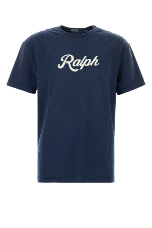 Navy blue cotton t-shirt Black POLO RALPH LAUREN (710936401)