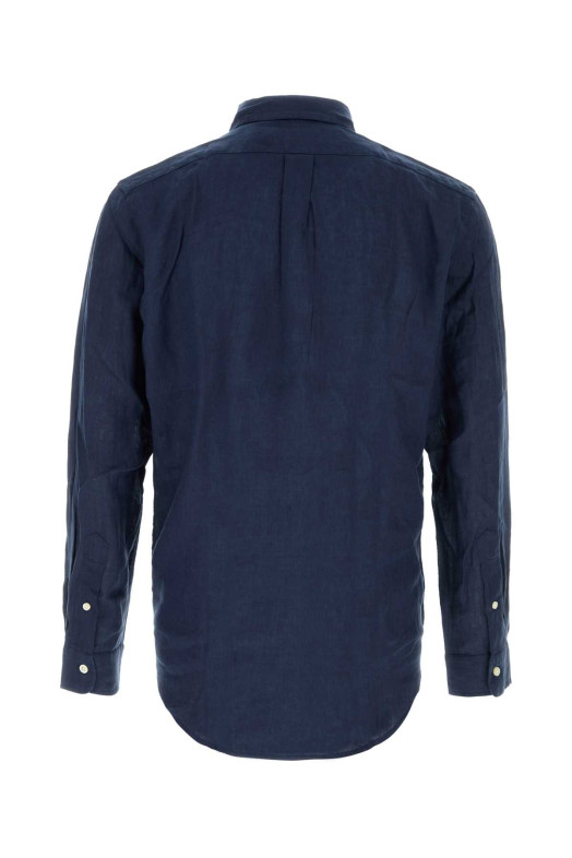Navy blue linen shirt Lilac POLO RALPH LAUREN (710966294)