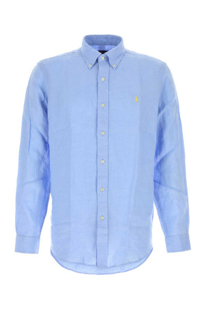 Powder blue linen shirt Blue POLO RALPH LAUREN (710966294)