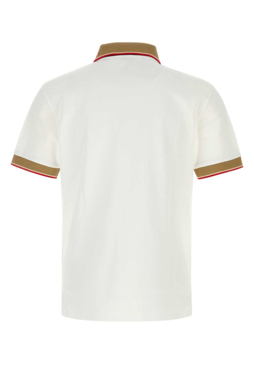 White piquet polo shirt BURBERRY (8125522)