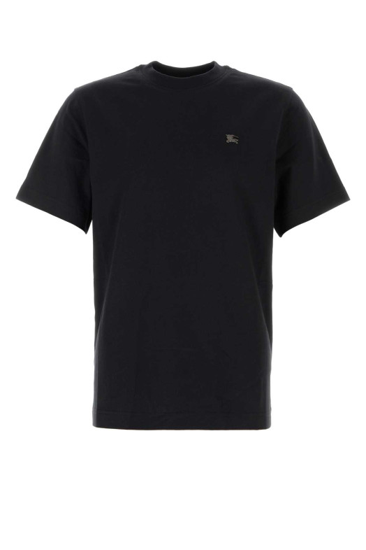 Black cotton t-shirt Black BURBERRY (8126557)