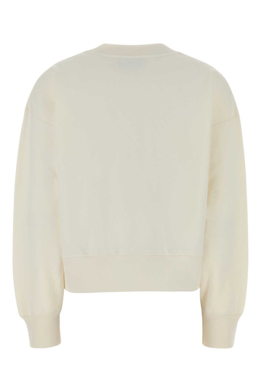 Ivory cotton sweatshirt GUCCI (837931XJHQV)